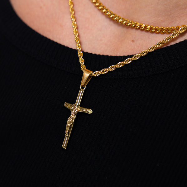 Gold Crucifix Pendant