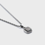 Shown on 3mm Rope chain, detail