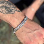Silver Double Curb Bracelet