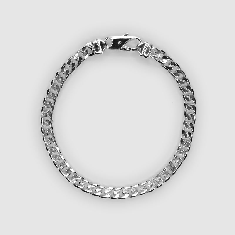 Silver Curb Bracelet