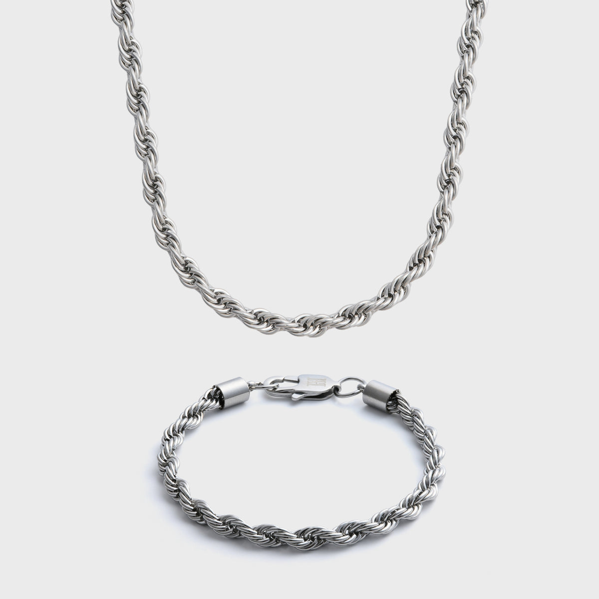 5mm Silver Rope Gift Set