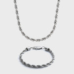 5mm Silver Rope Gift Set