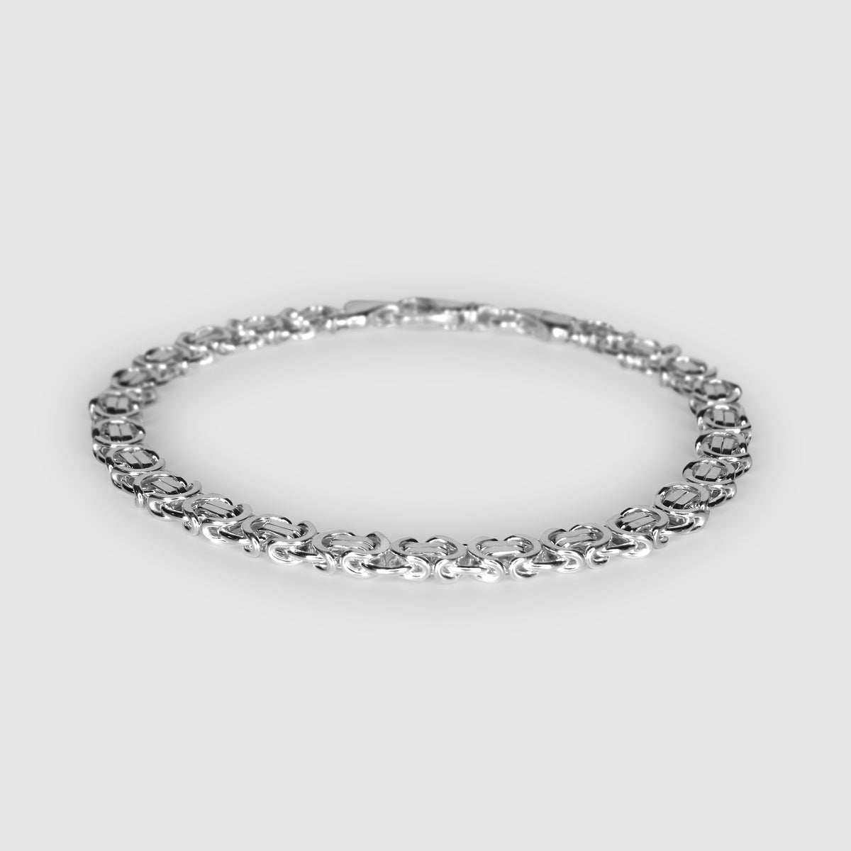 Silver 6mm Byzantine Bracelet