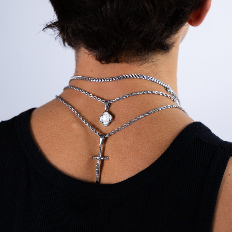 Silver Crucifix Pendant