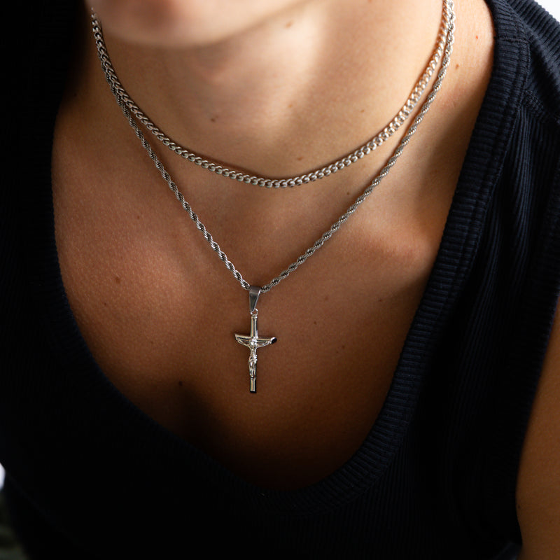 Silver Crucifix Pendant