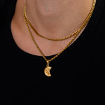 Gold Broken Circle Pendant
