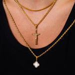 Gold Crucifix Pendant