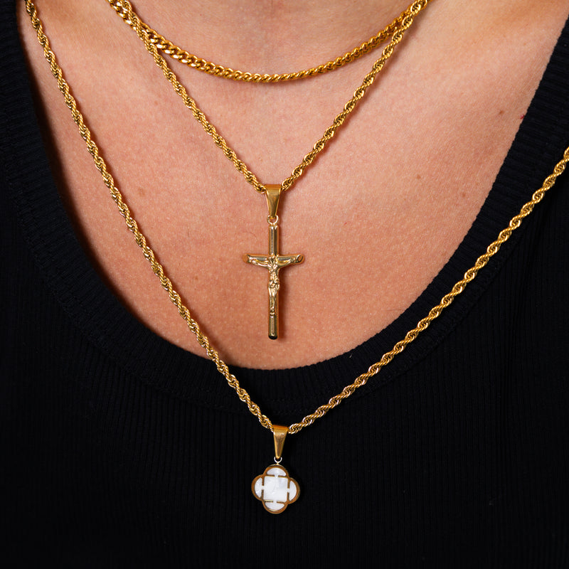 Gold Crucifix Pendant