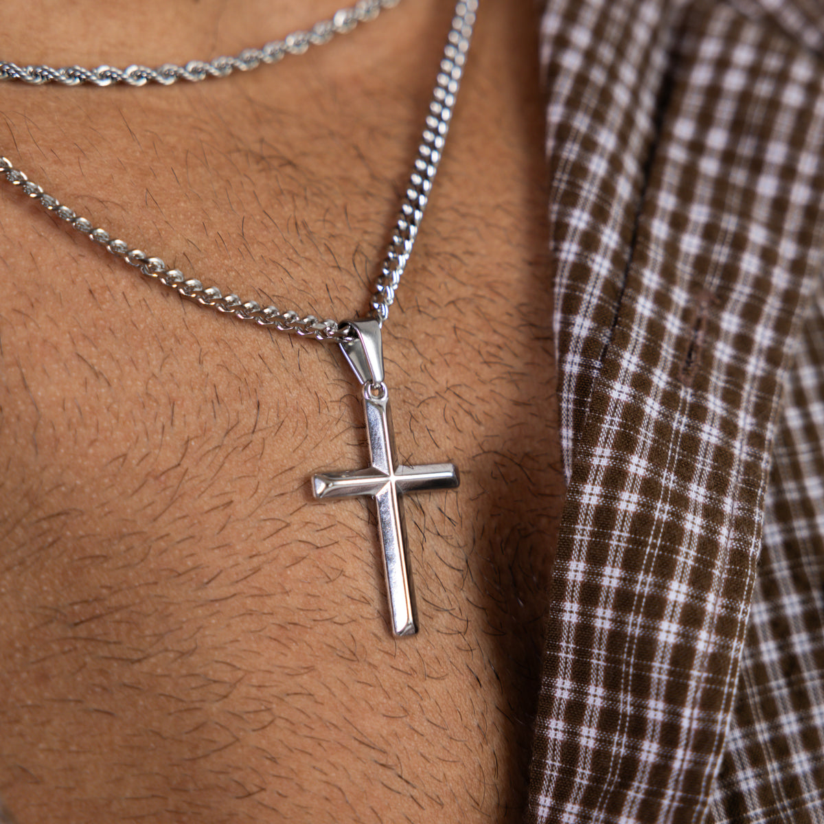 Silver Cross Pendant