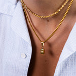 Gold North Star Pendant