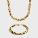 8mm Gold Cuban Gift Set