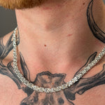 Silver Flat Byzantine Chain