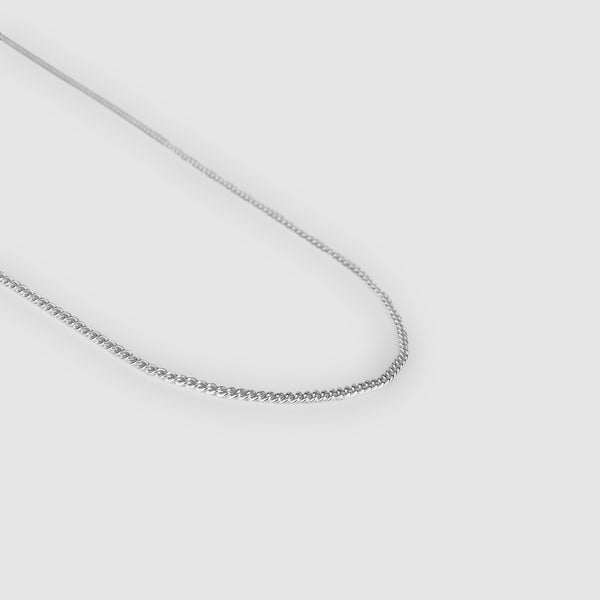Silver Classic Curb Chain 2mm