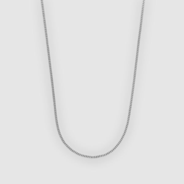 Silver Classic Curb Chain 2mm