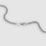 Silver Classic Curb Chain 3.7mm
