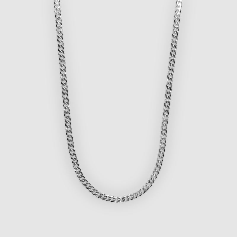 Silver Curb Chain 3.5mm