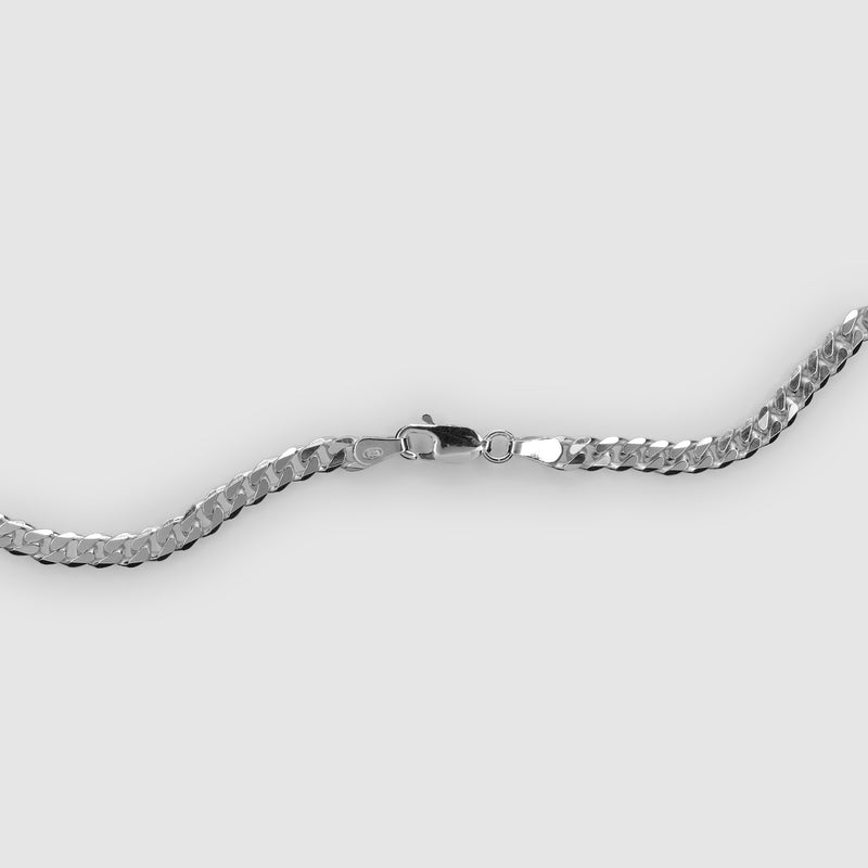 Silver Curb Chain 3.5mm