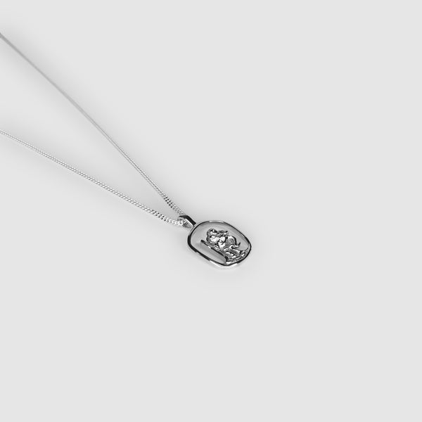 Silver Cut Out St Christopher Pendant