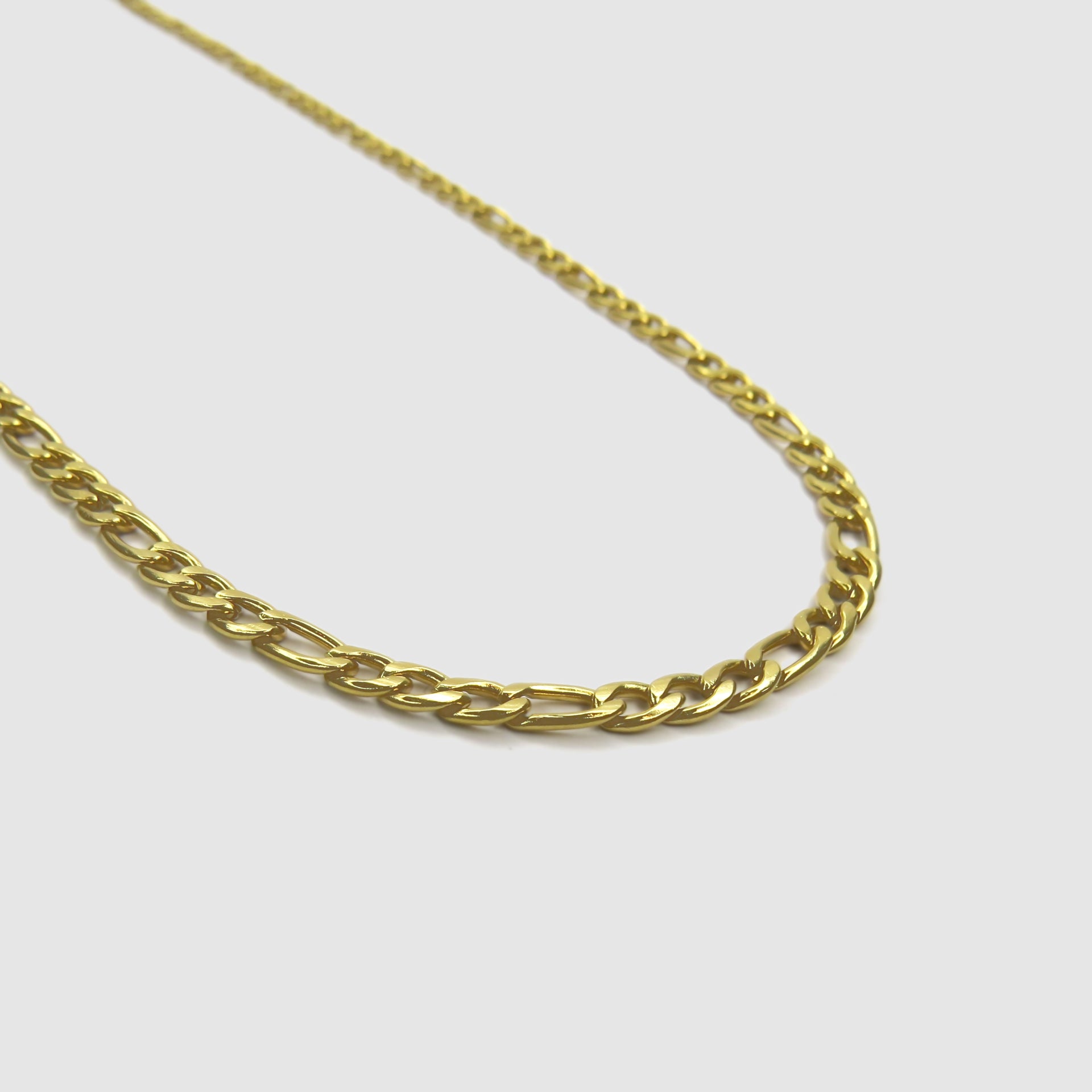 Gold Figaro Link Chain