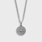 Silver Compass Pendant