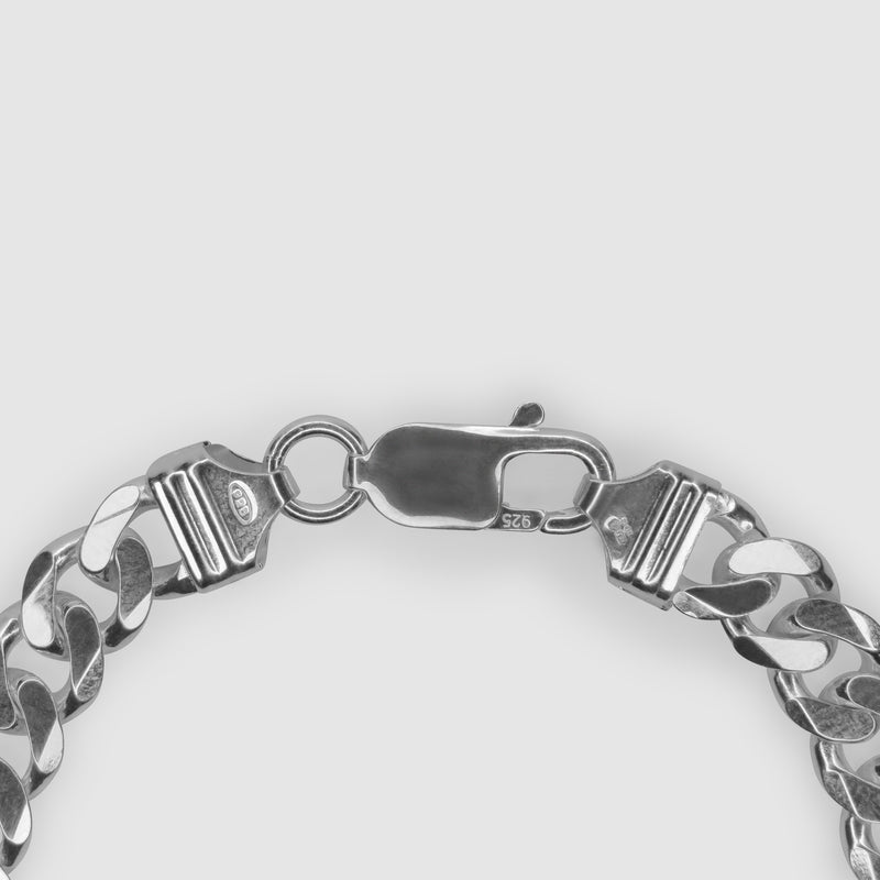 Silver Curb Bracelet 7.5mm
