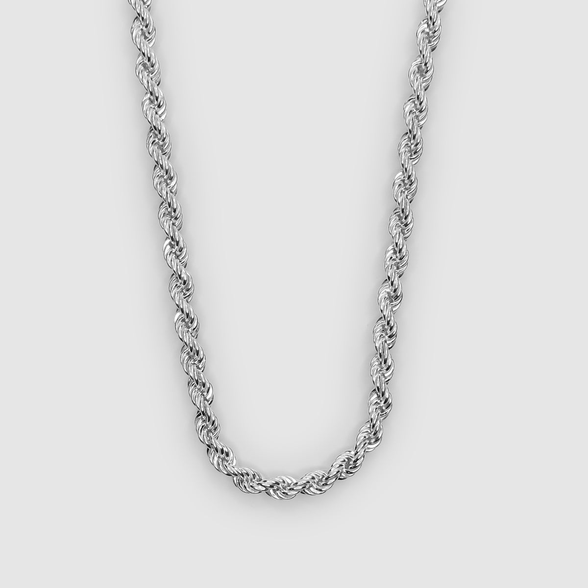 Silver 6.5mm Rope Chain
