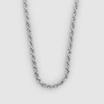 Silver 6.5mm Rope Chain