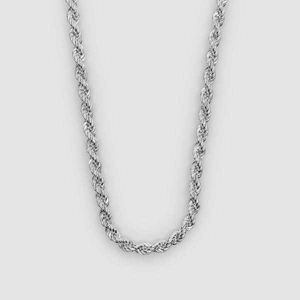 Silver 6.5mm Rope Chain