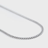 4mm Silver Cuban Chain