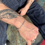 worn shot of figaro bracelet