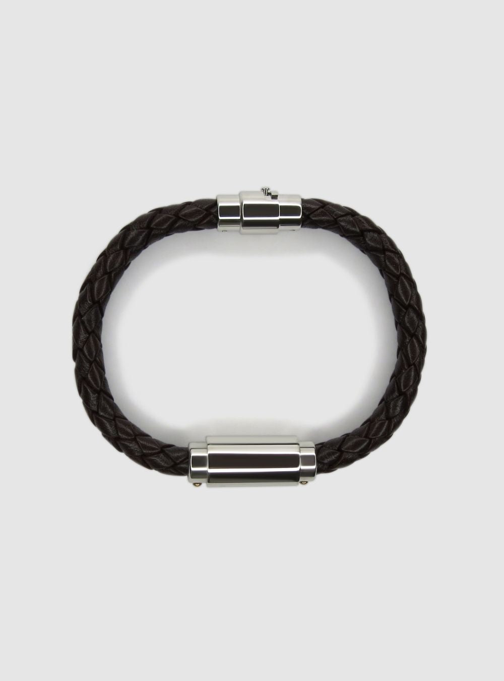752 ID Brown Plaited Bracelet