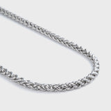 5mm Silver Wheat Chain